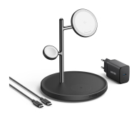 ANKER MagGo 3w1 Stand 15W Qi2 czarna B25M3311 - 1274252 - zdjęcie 1